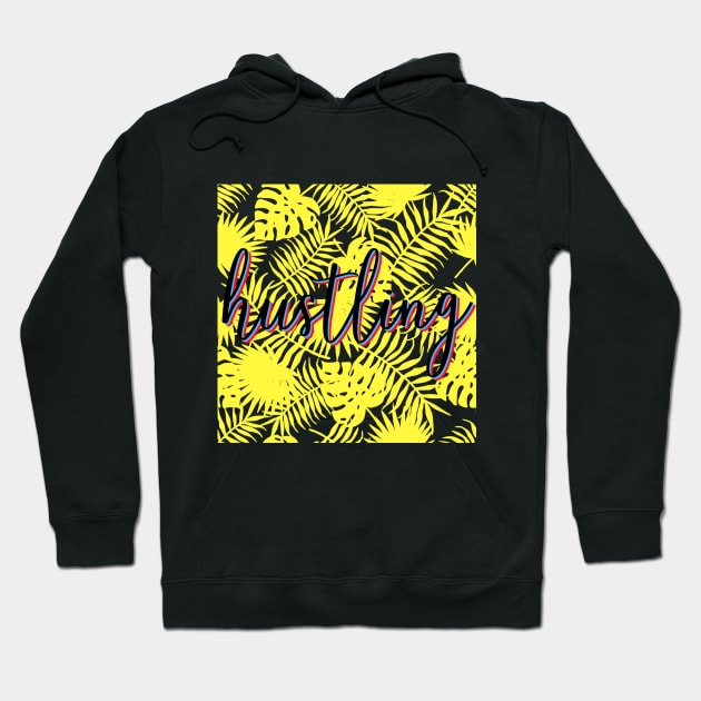 Hustling - Yellow Leaves Hoodie by DangerslyHappy